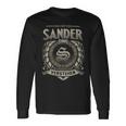 Das Ist Ein Sander Ding Sander Name Langarmshirts Geschenkideen