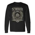 Das Ist Ein Scherer Ding Scherer Name Langarmshirts Geschenkideen