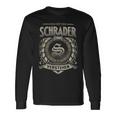 Das Ist Ein Schrader Ding Schrader Name Langarmshirts Geschenkideen