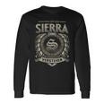 Das Ist Ein Sierra Ding Sierra Name Langarmshirts Geschenkideen