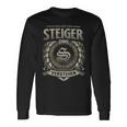 Das Ist Ein Steiger Ding Steiger Name Langarmshirts Geschenkideen