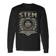 Das Ist Ein Stem Ding Stem Name Langarmshirts Geschenkideen