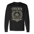 Das Ist Ein Stocker Ding Stocker Name Langarmshirts Geschenkideen