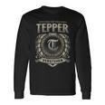 Das Ist Ein Tepper Ding Tepper Name Langarmshirts Geschenkideen