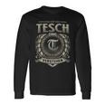 Das Ist Ein Tesch Ding Tesch Name Langarmshirts Geschenkideen