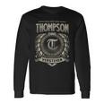 Das Ist Ein Thompson Ding Das Würdest Du Nicht Verstehen Thompson Name Langarmshirts Geschenkideen