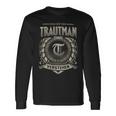 Das Ist Ein Trautman Ding Trautman Name Langarmshirts Geschenkideen