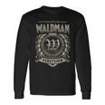 Das Ist Ein Waldman Ding Waldman Name Langarmshirts Geschenkideen