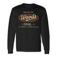 Das Ist Ein Woods Ding Das Würdest Du Nicht Verstehen Woods Name Langarmshirts Geschenkideen