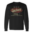 Das Ist Ein Zacherl Ding Das Würdest Du Nicht Verstehen Zacherl Name Langarmshirts Geschenkideen