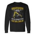 Digger Driver Dad Construction Machine Digger Driver Slogan Langarmshirts Geschenkideen