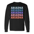 Divertido Regalo Nombre Ariadna Personalizado Primer Nombre Camiseta de manga larga Ideas de regalos