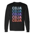 Divertido Regalo Nombre Celia Personalizado Primer Nombre Camiseta de manga larga Ideas de regalos