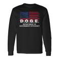 Doge Department Of Government Efficiency DOGE Government Long Sleeve T-Shirt Gifts ideas