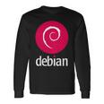 Double-Sided Debian Linux Software Of The Dedicated Community Langarmshirts Geschenkideen