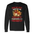 Drôle Cueilleur Cèpes Chasseur De Champignon T-shirt à manches longues Idées cadeaux