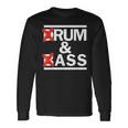 Drum & Bass Rum & Ass Rave Party Edm Dj House Music Langarmshirts Geschenkideen