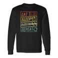 Eat Sleep Rowing Repeat Rowing Langarmshirts Geschenkideen