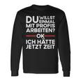 Einmal Mit Profis Arbeiten Baustelle Craftsman Langarmshirts Geschenkideen