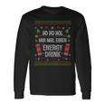 Energy Drink Ugly Sweaterideo Game Gaming Gamer Langarmshirts Geschenkideen