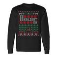 Es Eskaliert Eh Ugly Christmas Sweater Reindeer Christmas Langarmshirts Geschenkideen