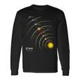 Esa Sistema Solar Planetas Sol Orbita Camiseta de manga larga Ideas de regalos
