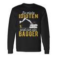 Excavator Driver Digger Guide Construction Worker Construction Nur Ein Digger Langarmshirts Geschenkideen