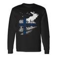 Finland Flag Elk Finland Langarmshirts Geschenkideen