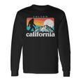 Folsom California Retro 80S Bigfoot Mountains T-shirt à manches longues Idées cadeaux