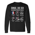 France Dinge In Meiner Freizeit Heimat Langarmshirts Geschenkideen