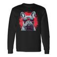 French Bulldog With Sunglasses Langarmshirts Geschenkideen