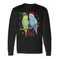 Frohe Weihnachten Budgies Birds Langarmshirts Geschenkideen