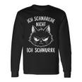 With Cat Motif Langarmshirts Geschenkideen