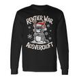 Christmas Cat Reindeer Was Out Sold Out Langarmshirts Geschenkideen