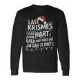 Last Christmas Parody Humour With Christmas Lights Langarmshirts Geschenkideen