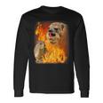 Rock Hyrax Fire Style Langarmshirts Geschenkideen