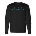 Running With Heartbeat For Runners And Joggers Cool S Langarmshirts Geschenkideen