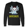 Gamesalotl Gamesolotl Gamer Gaming Axolotl Playsalotl Langarmshirts Geschenkideen