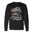 Geboren Zum Angeln Gezwungen Zum Arbeiten Angler Langarmshirts Geschenkideen