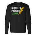 Gesellenprüfung Elektriker Gesellenbrief Saying Gesellen Langarmshirts Geschenkideen