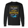 Some Grandads Feed Ducks Awesome Grandads Scuba Dive Long Sleeve T-Shirt Gifts ideas