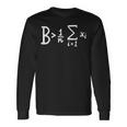 Be Greater Than Average Math Langarmshirts Geschenkideen