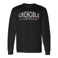 Grenoble France Coordonnées Gps T-shirt à manches longues Idées cadeaux