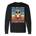 Guck Mich Nicht In Diesem Ton An Lustigerogel Spruch Langarmshirts Geschenkideen