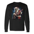 Hab Einen Rock & Roll Christmas Rock Santa Music Lovers Langarmshirts Geschenkideen