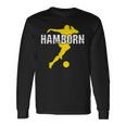 Hamborn Football Kicken Fan Nrw Stadium Yellow Langarmshirts Geschenkideen