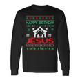 Happy Birthday Jesus Ugly Christmas Jumper Langarmshirts Geschenkideen