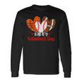 Happy Valentines Day Boys Basketball Baseball Football Long Sleeve T-Shirt Gifts ideas