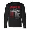 Hausmeister Hourly Wage Haustechnik Janitory Langarmshirts Geschenkideen