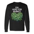 A Heart For Bubatz Bubatz Saying With Heart Bubatz Langarmshirts Geschenkideen